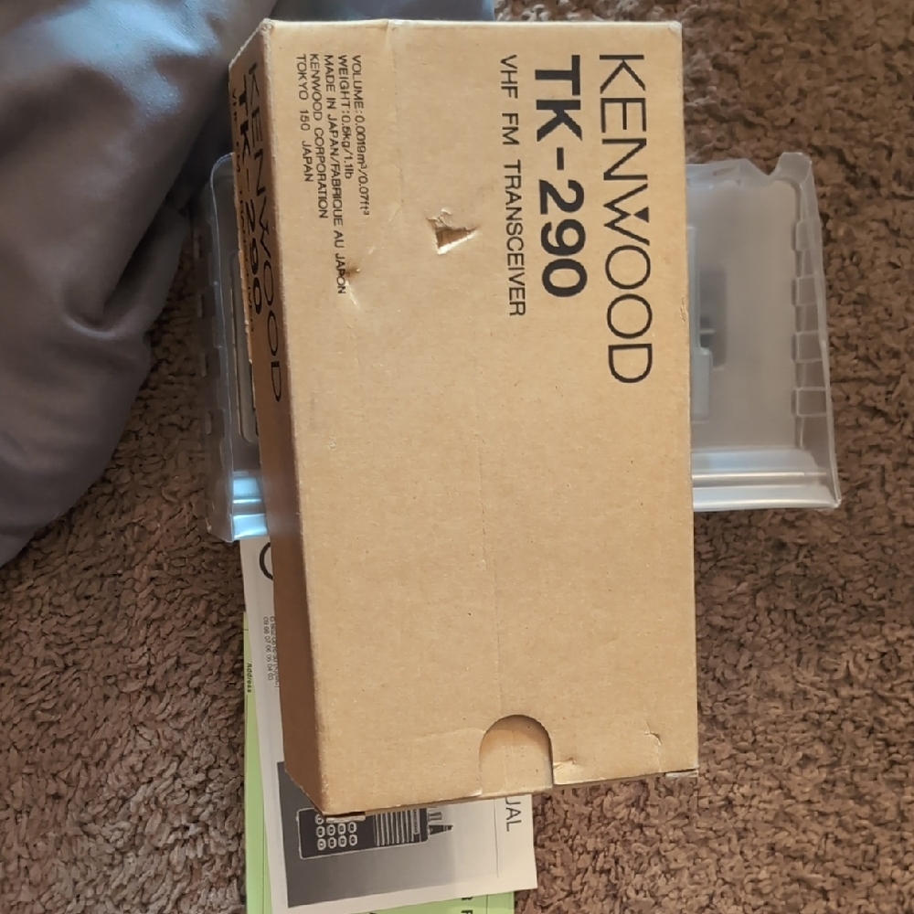 Kenwood TK-290 VHF FM Transceiver Box